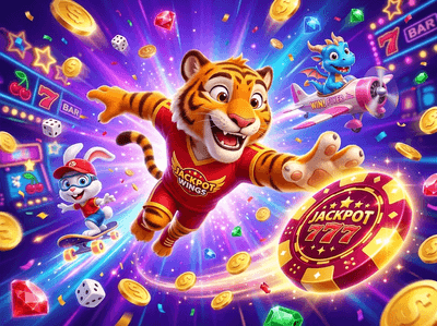 Luxury online casino gaming interface with golden slots